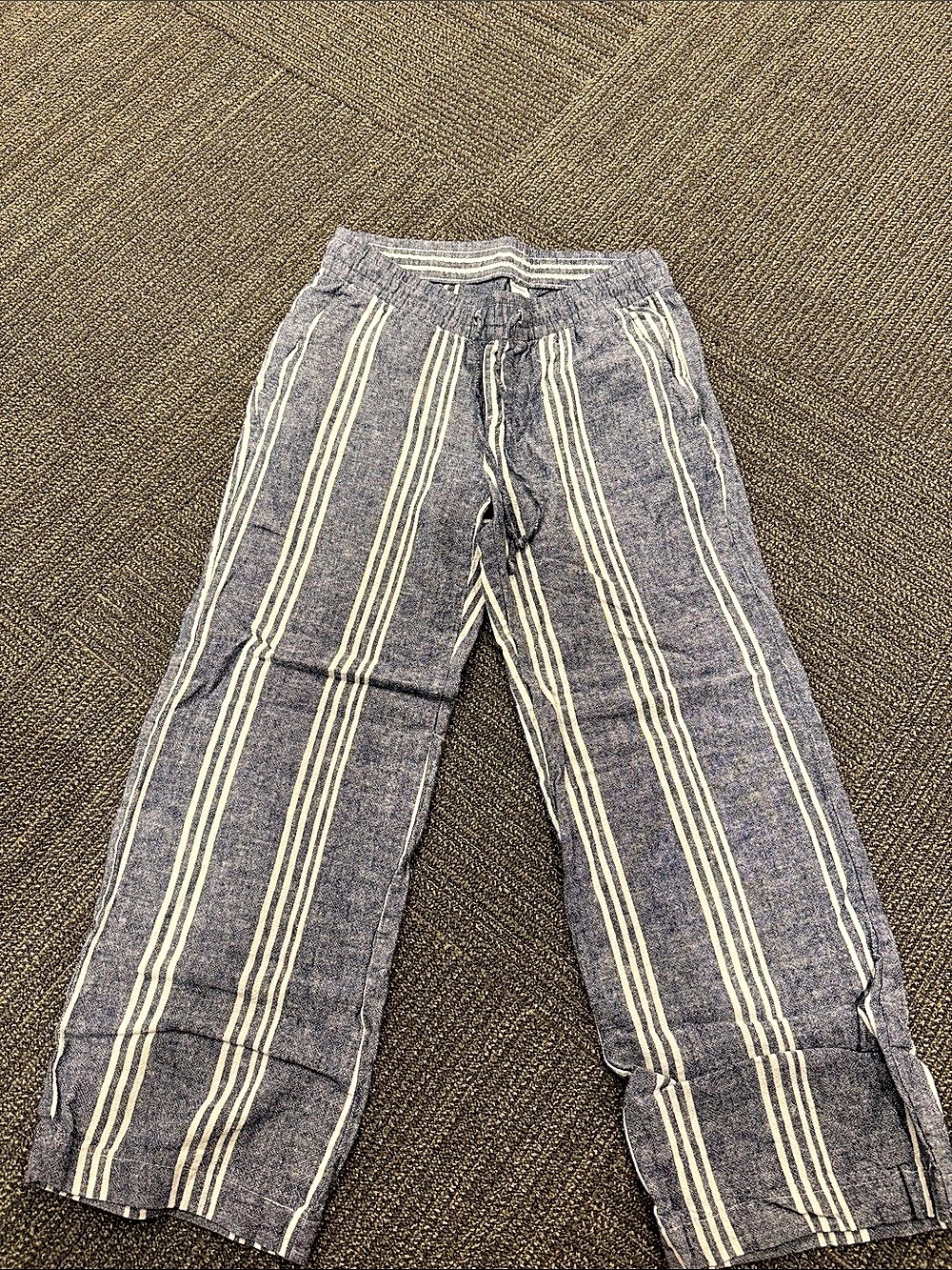 Women’s  Striped Wide Leg Pants Size XSP